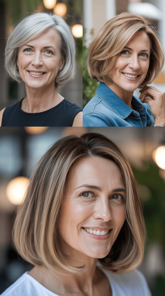 Stylish Bob, Women Over 50 Stylish Bob, Women Over 50