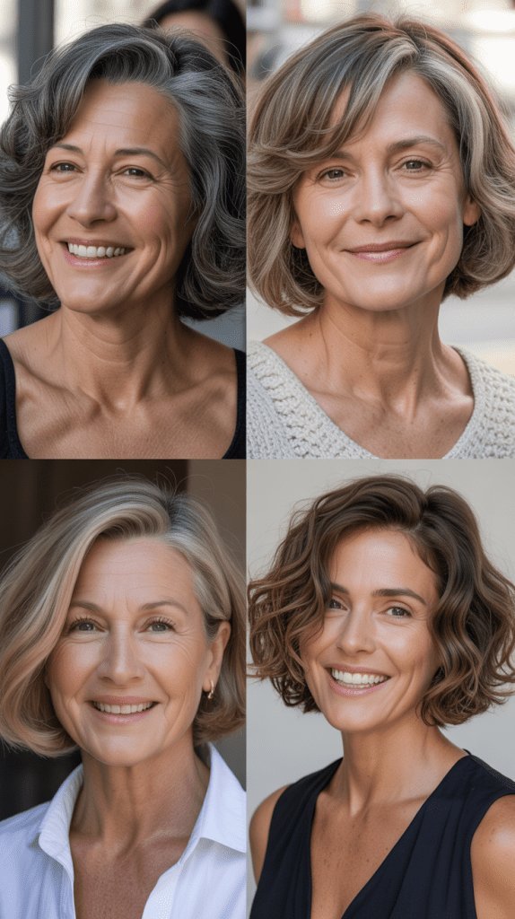 Stylish Bob, Women Over 50 Stylish Bob, Women Over 50