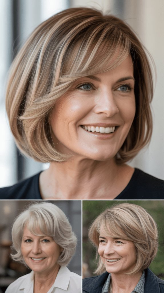 Stylish Bob, Women Over 50 Stylish Bob, Women Over 50