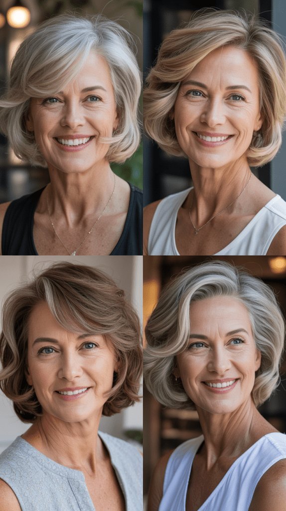 Stylish Bob, Women Over 50 Stylish Bob, Women Over 50