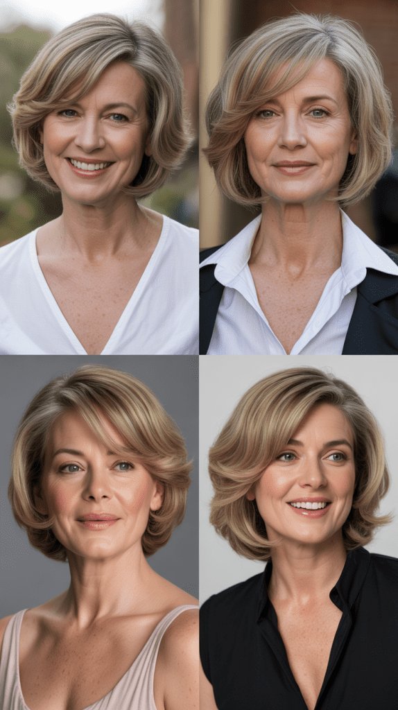 Stylish Bob, Women Over 50 Stylish Bob, Women Over 50