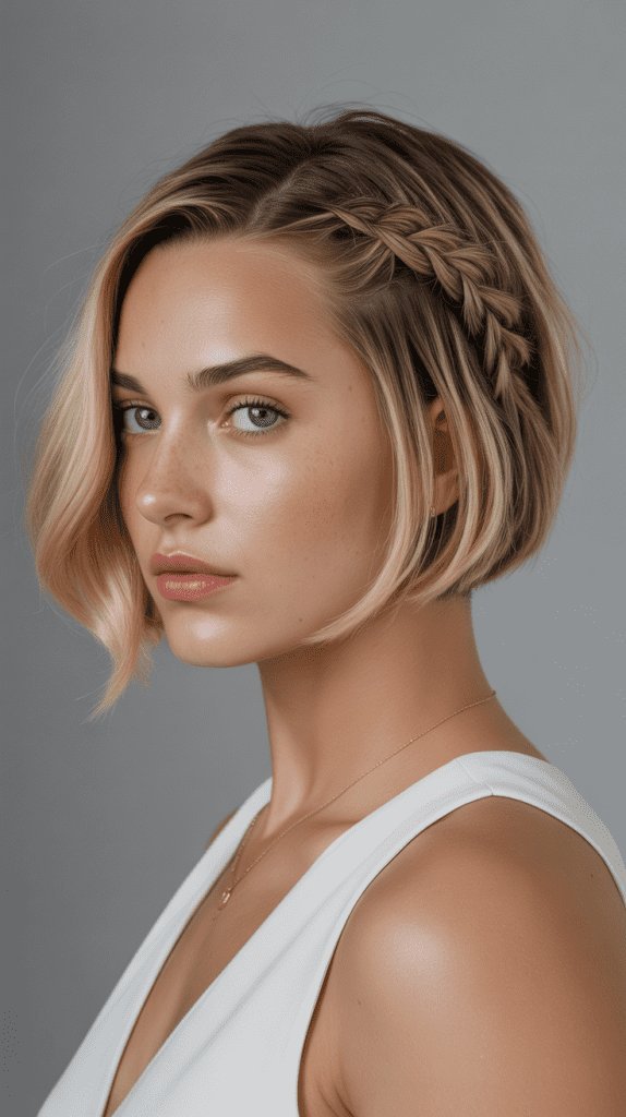 Stylish Braided Bob