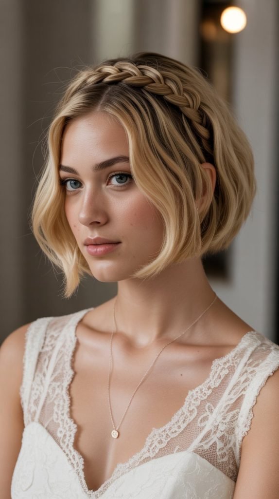 Stylish Braided Bob