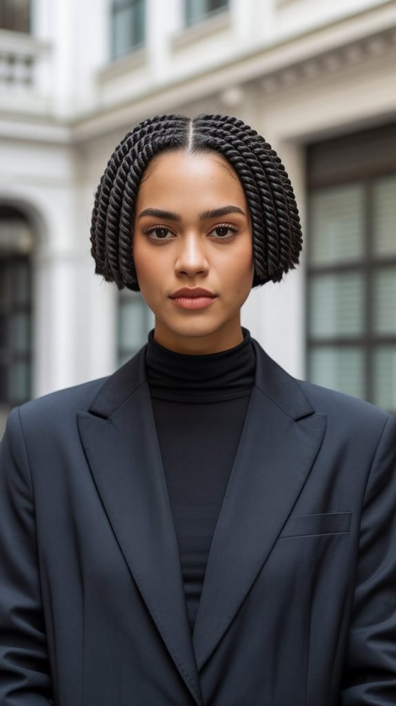 Stylish Braided Bob