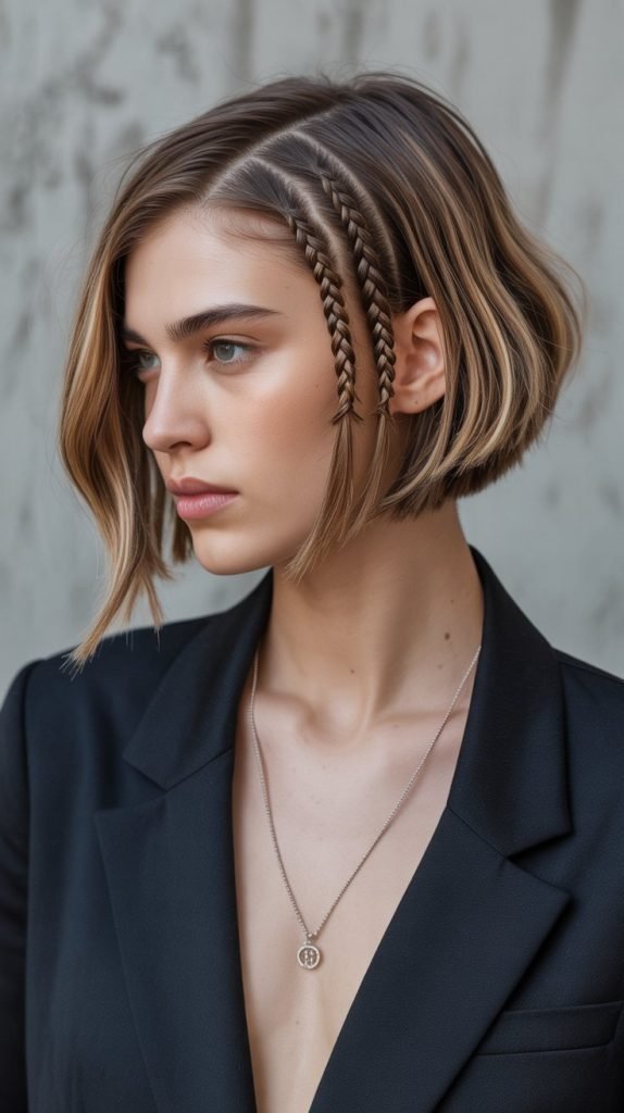 Stylish Braided Bob