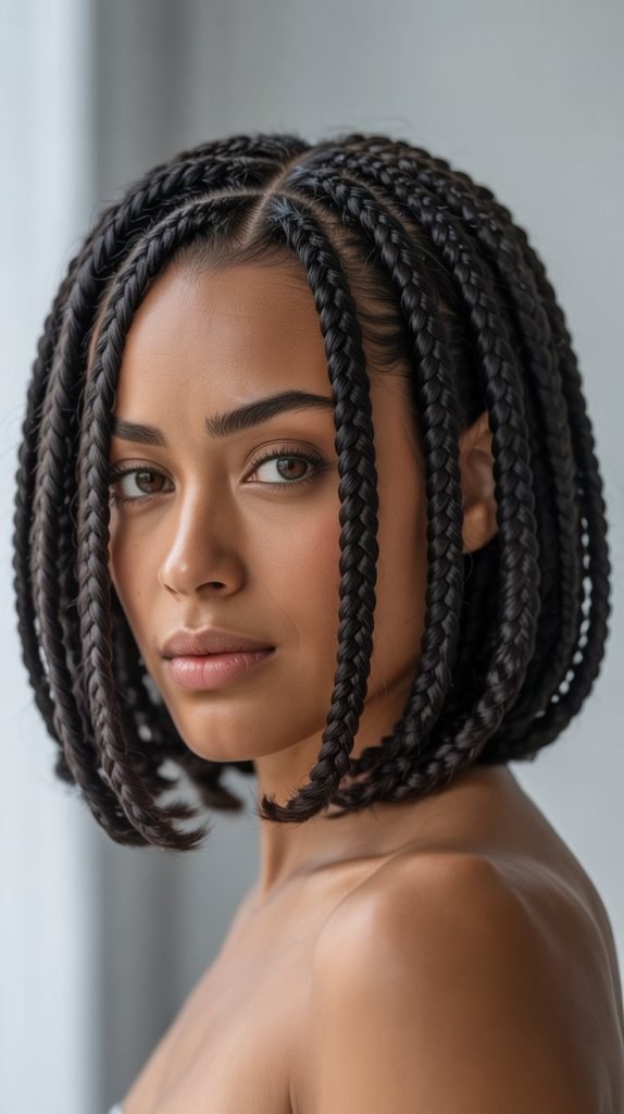 Stylish Braided Bob