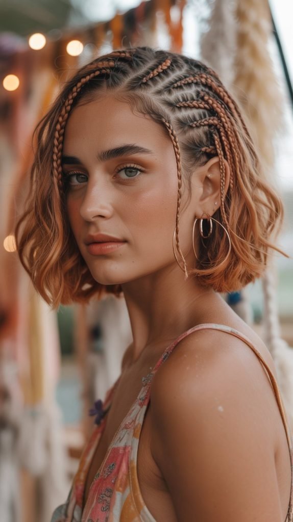 Stylish Braided Bob