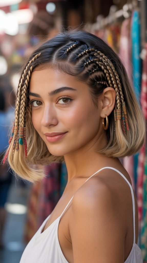 Stylish Braided Bob