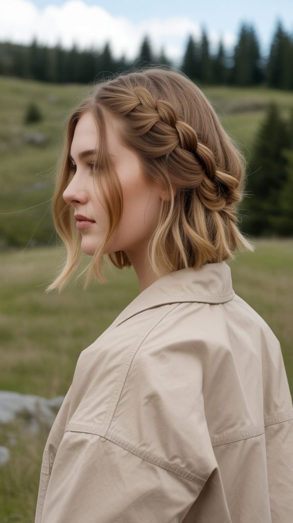 Stylish Braided Bob