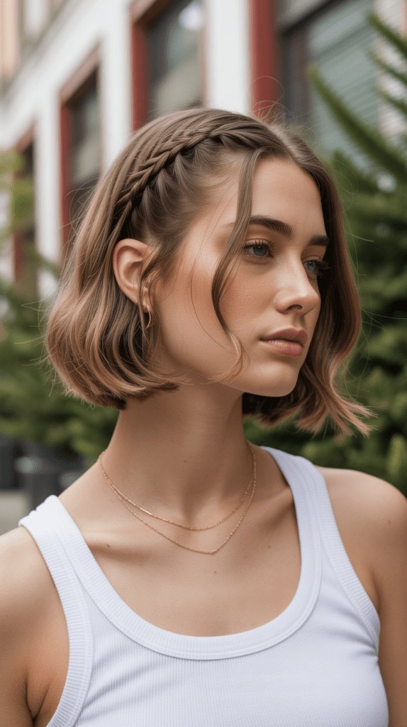 Stylish Braided Bob