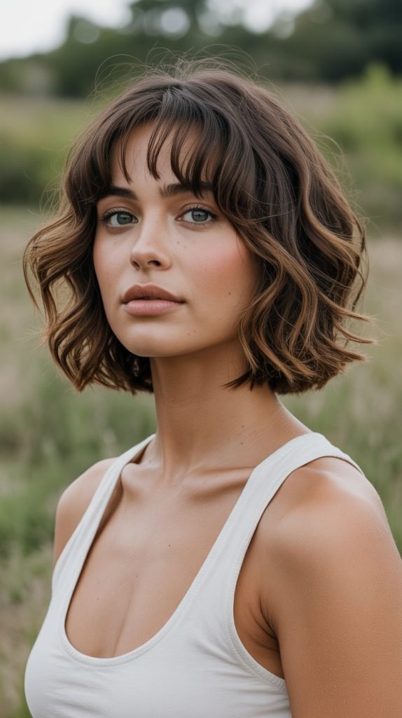 Short Bob, Bangs