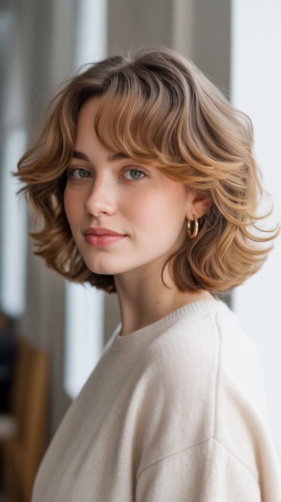 Short Bob, Bangs