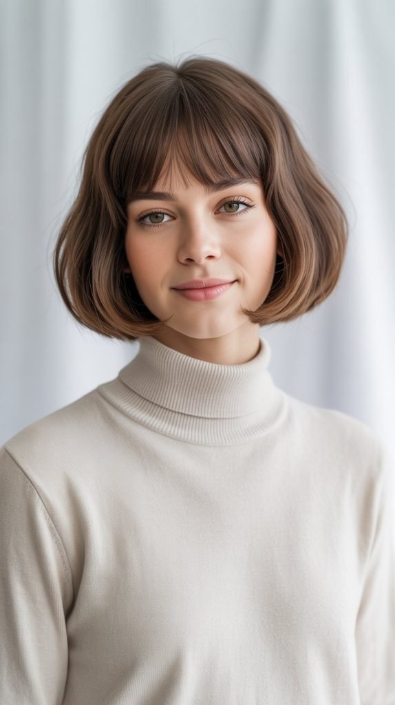 Short Bob, Bangs