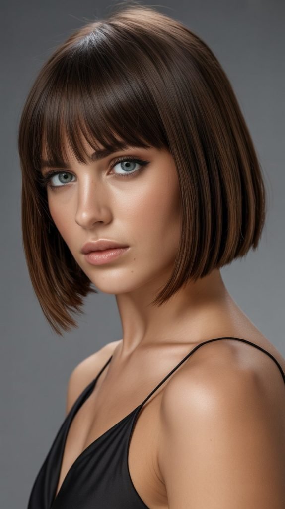 Short Bob, Bangs