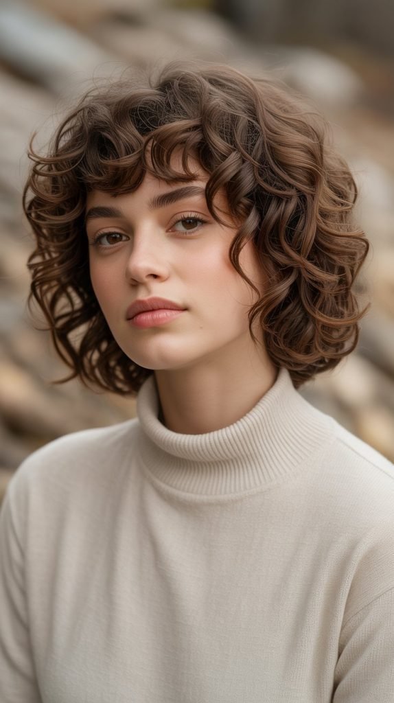 Short Bob, Bangs