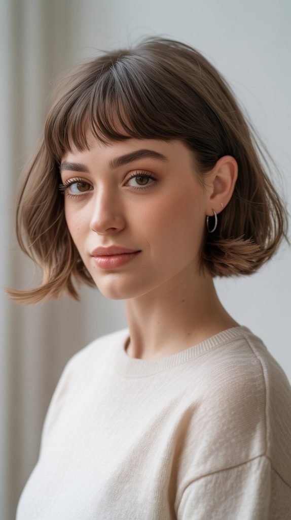 Short Bob, Bangs