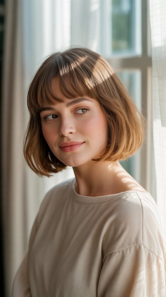 Short Bob, Bangs