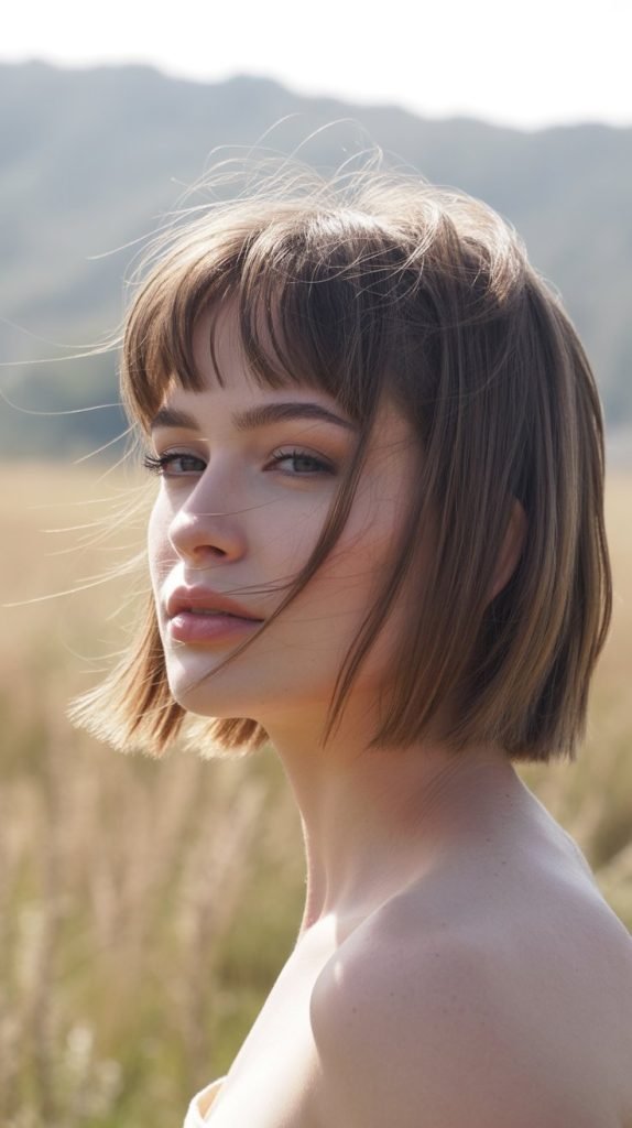 Short Bob, Bangs