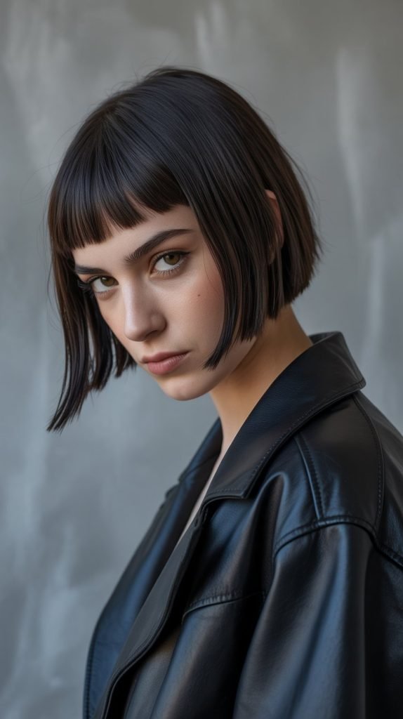 Short Bob, Bangs