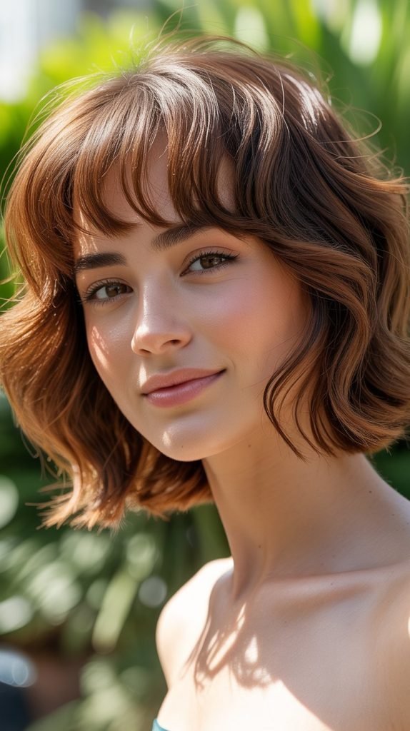Short Bob, Bangs