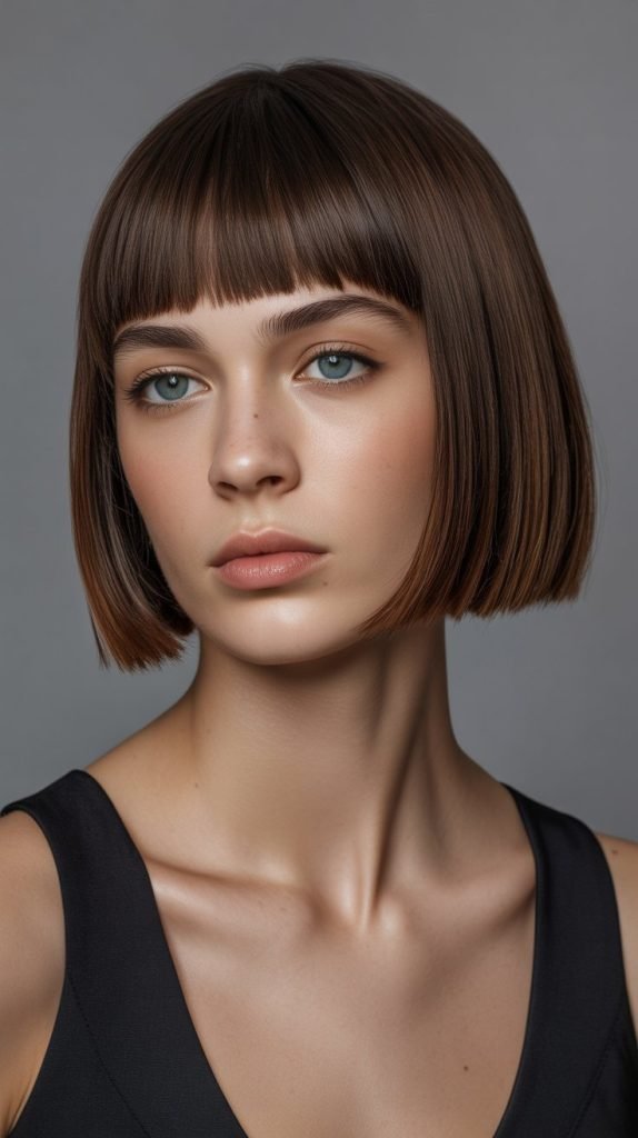 Short Bob, Bangs