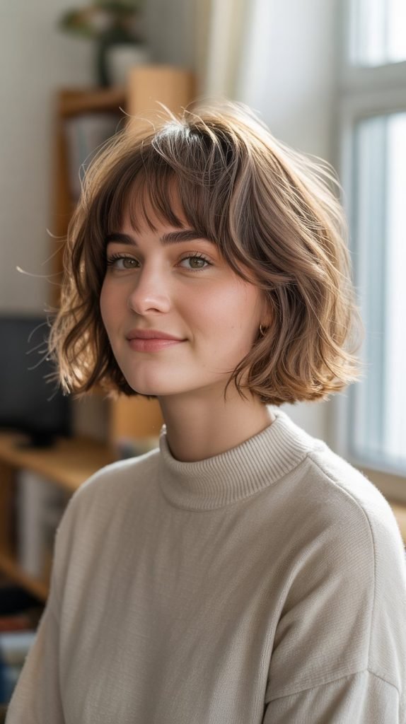 Short Bob, Bangs