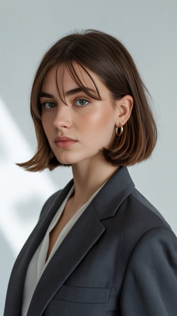 Short Bob, Bangs