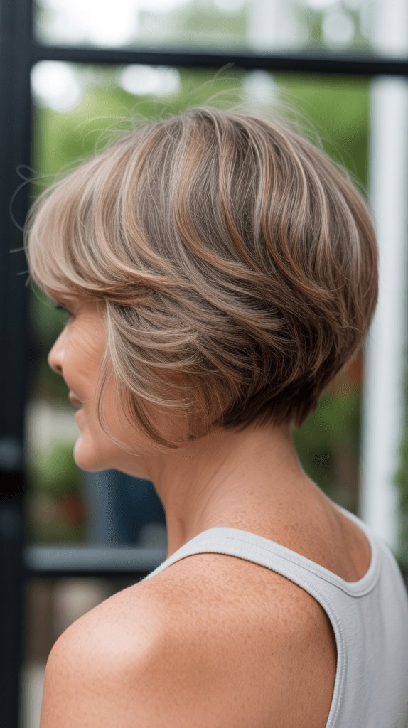 short bob, contemporary