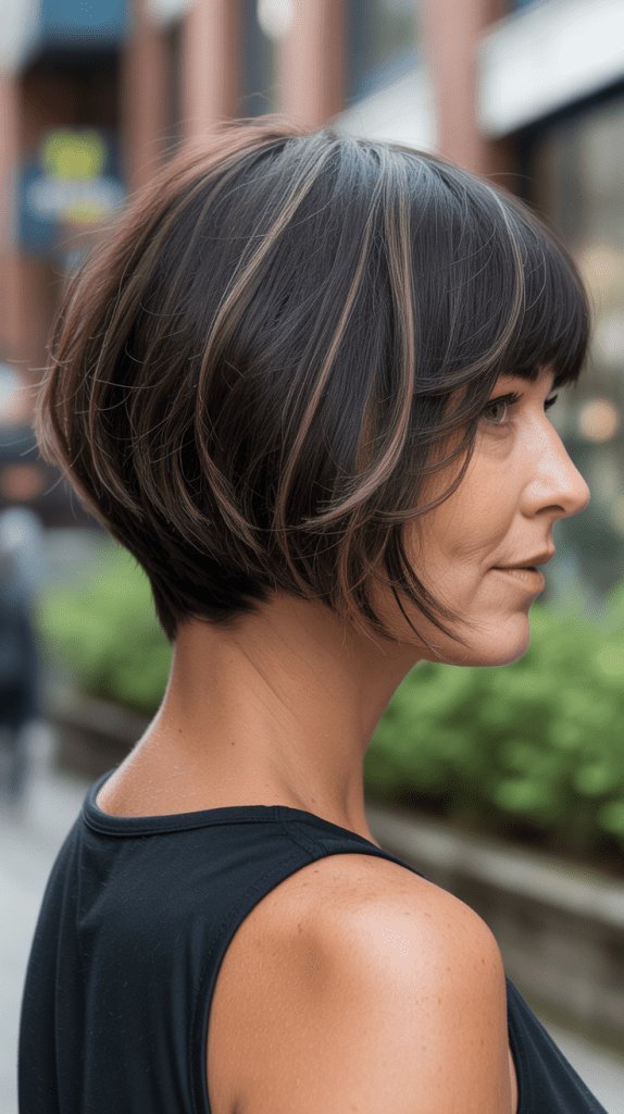 short bob, contemporary